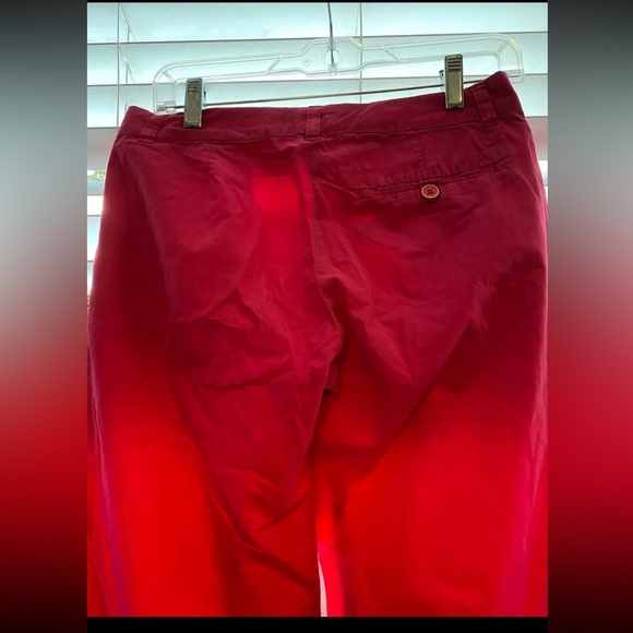 French Connection - Fuchsia Wide Leg Cotton Trousers - Picture 5 of 9